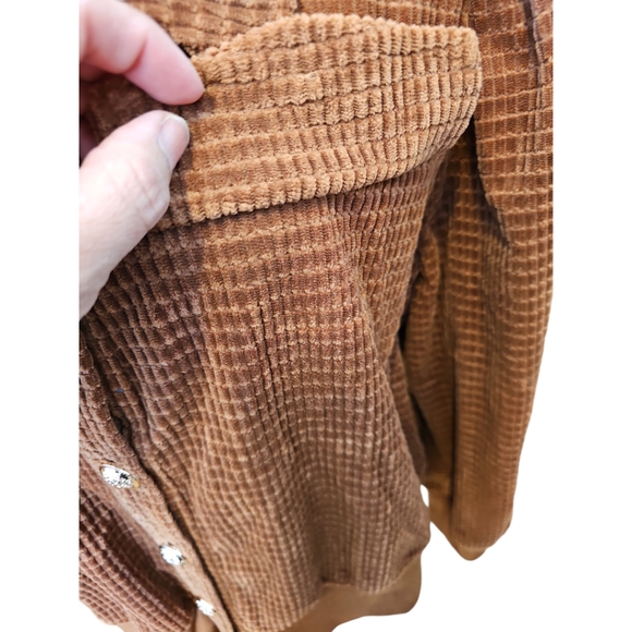 Shein Lune Plus Flap Button Front Jacket 3XL - Picture 8 of 12